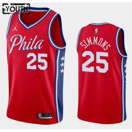 Kinder NBA Philadelphia 76ers Trikot Ben Simmons 25 Jordan Brand 2020-2021 Statement Edition Swingman